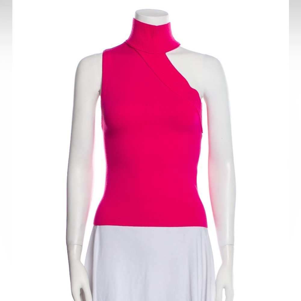 Alice & Olivia sleeveless turtleneck
